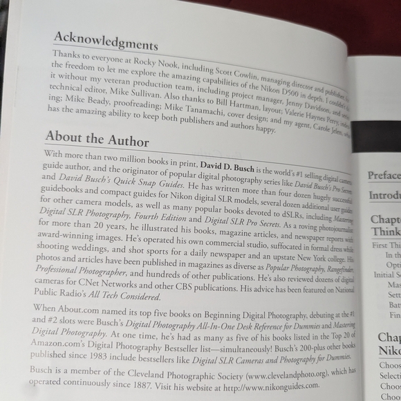 Nikon D500 Book Digital SLR Camera Hobby Photography Lighting Professional - Picture 5 of 6